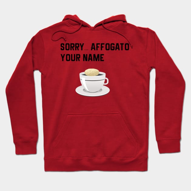 Barista pun affogato Hoodie by AJDP23